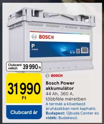 Bosch Power akkumulátor
