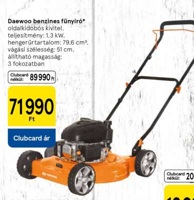 Daewoo benzinés fűnyíró
