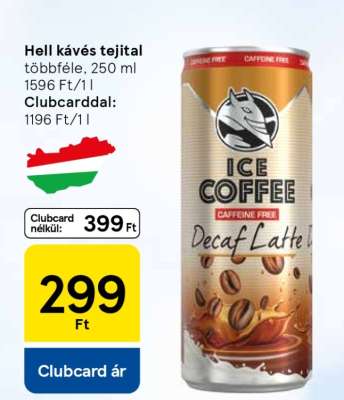 Hell kávés tejital