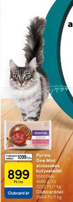 PURINA ONE MINI Alutasakos kutyaeledel