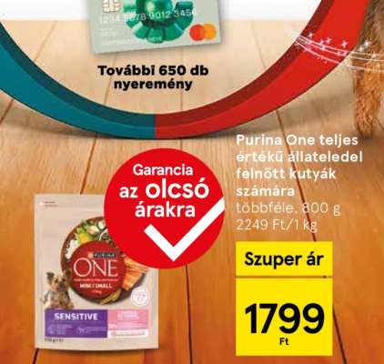 Purina One teljes értékű állateledel felnőtt kutyák számára