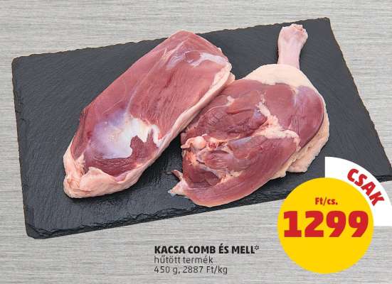 Kacsa comb és mell