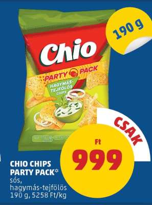 Chio Chips Party Pack