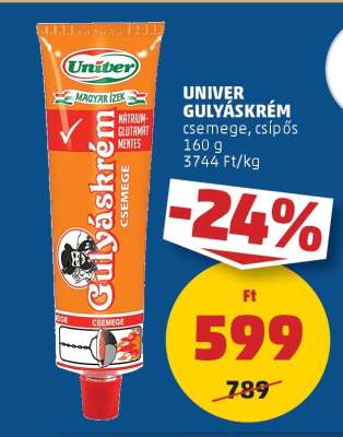 UNIVER Gulyáskrém