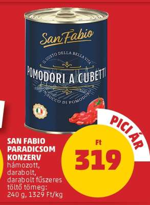 SAN FABIO PARADICSOM KONZERV