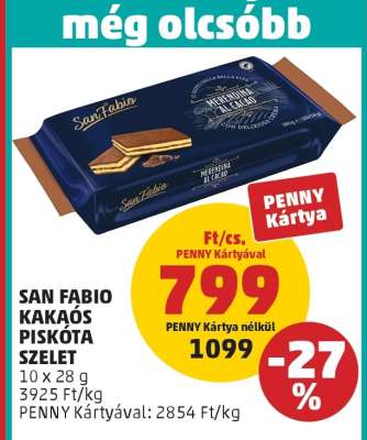 SAN FABIO KAKAÓS PISKÓTA SZELET