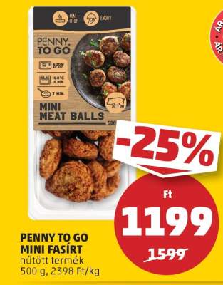 PENNY TO GO Mini Fasírt