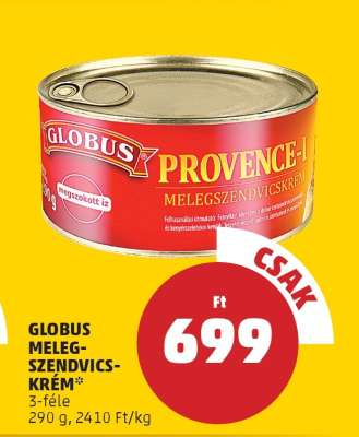 Globus Melegszendvicskrém
