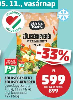 Zöldségeskert Zöldségkeverék