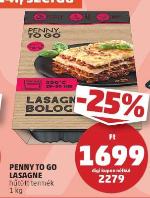 PENNY TO GO LASAGNE