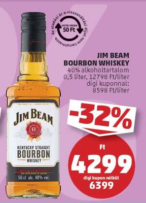 JIM BEAM Bourbon whiskey