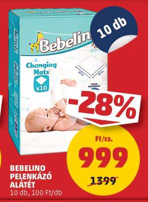 Bebelino Pelenkázó Alátét