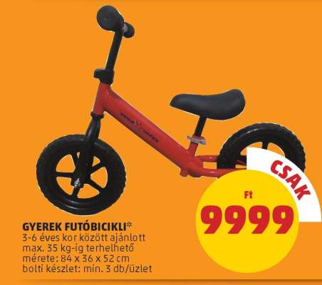 Gyerek futóbicikli