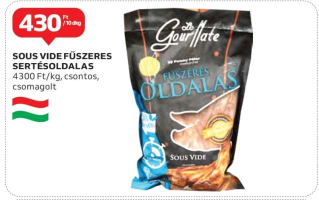 Sous Vide Fűszeres Sertésoldalas