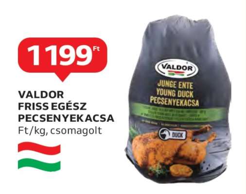 VALDOR FRISS EGÉSZ PECSENYEKACSA