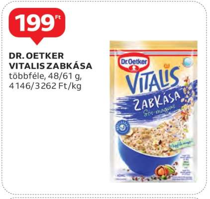 DR OETKER Vitalis zabkása*