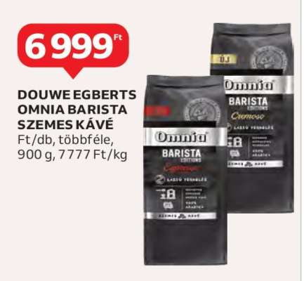 Douwe Egberts Omnia Barista Szemes Kávé