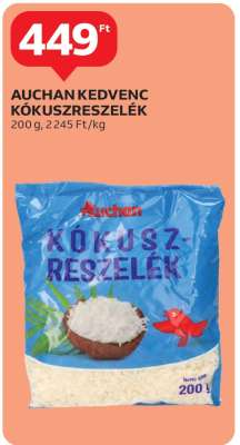AUCHAN KEDVENC KÓKUSZRESZELÉK
