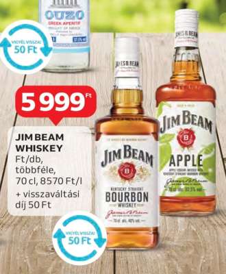 JIM BEAM WHISKEY