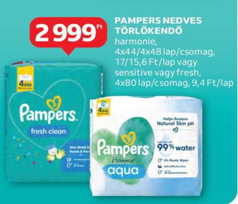 PAMPERS NEDVES TÖRLŐKENDŐ