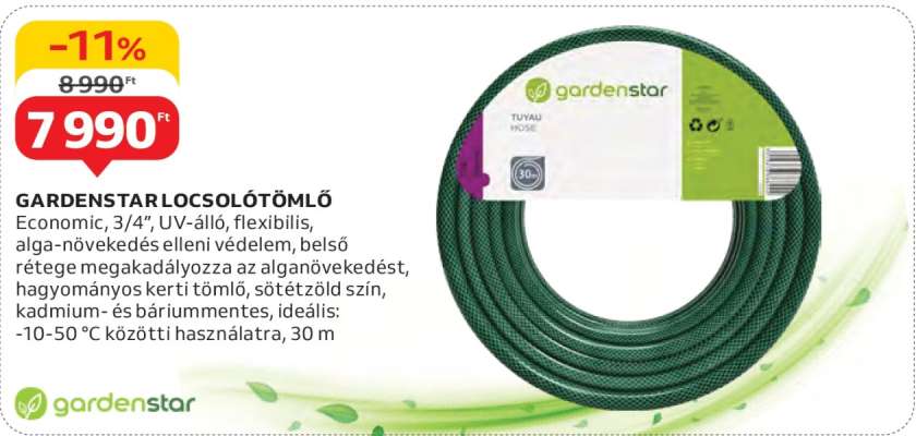 GARDENSTAR LOCSOLÓTÖMLŐ