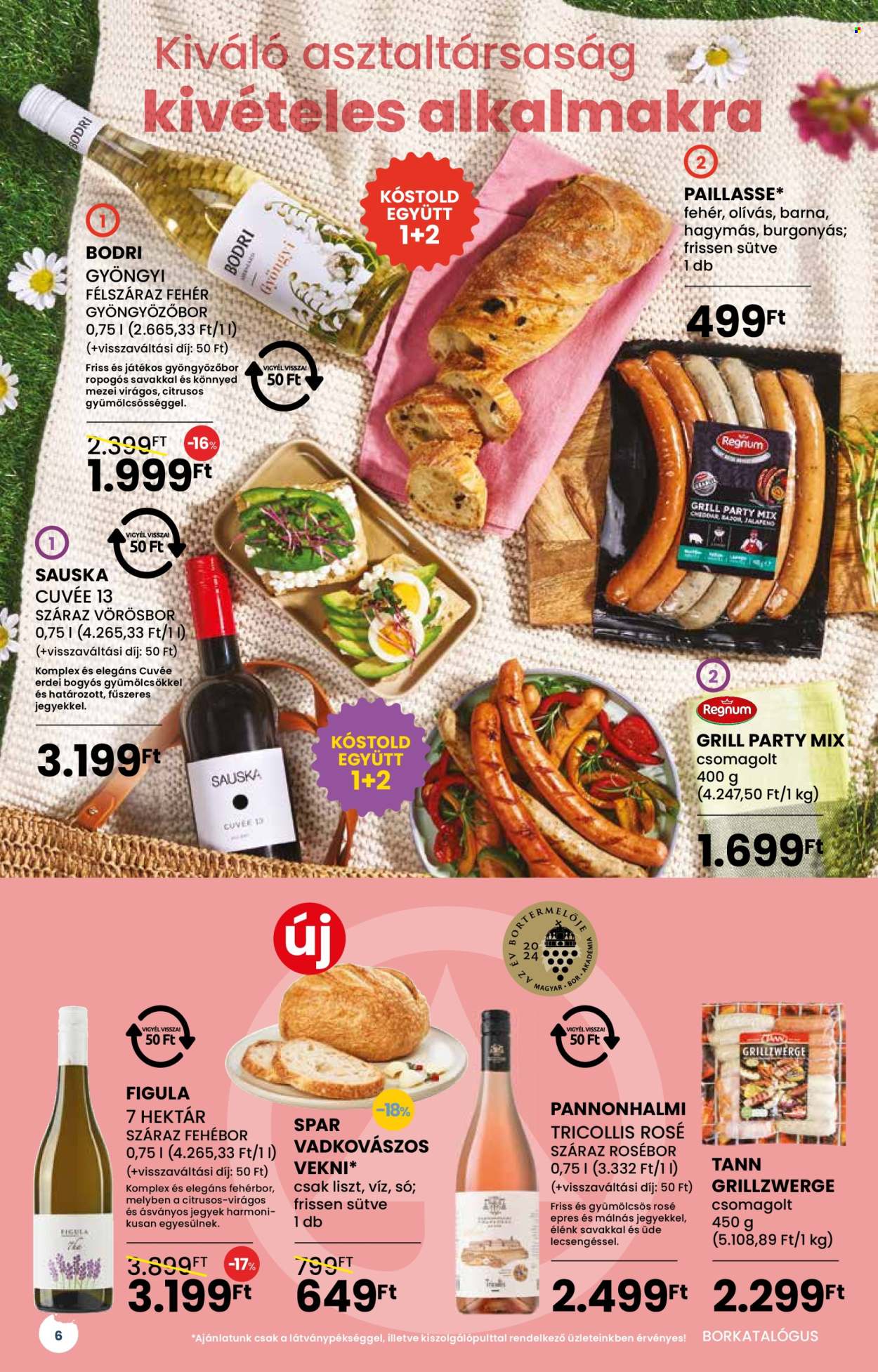SPAR akciós újság érvényes:  - 2025.05.02 - 2025.05.28. 6. oldal