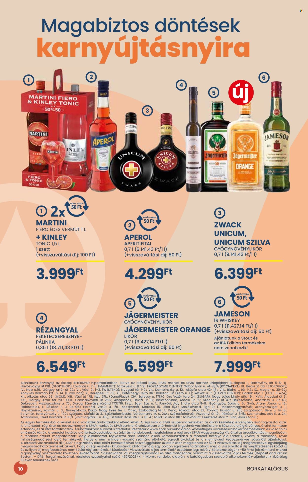 SPAR akciós újság érvényes:  - 2025.05.02 - 2025.05.28. 10. oldal