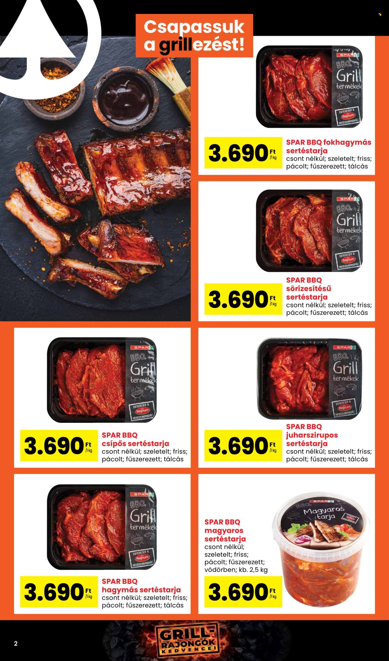 SPAR akciós újság érvényes: . 2. oldal