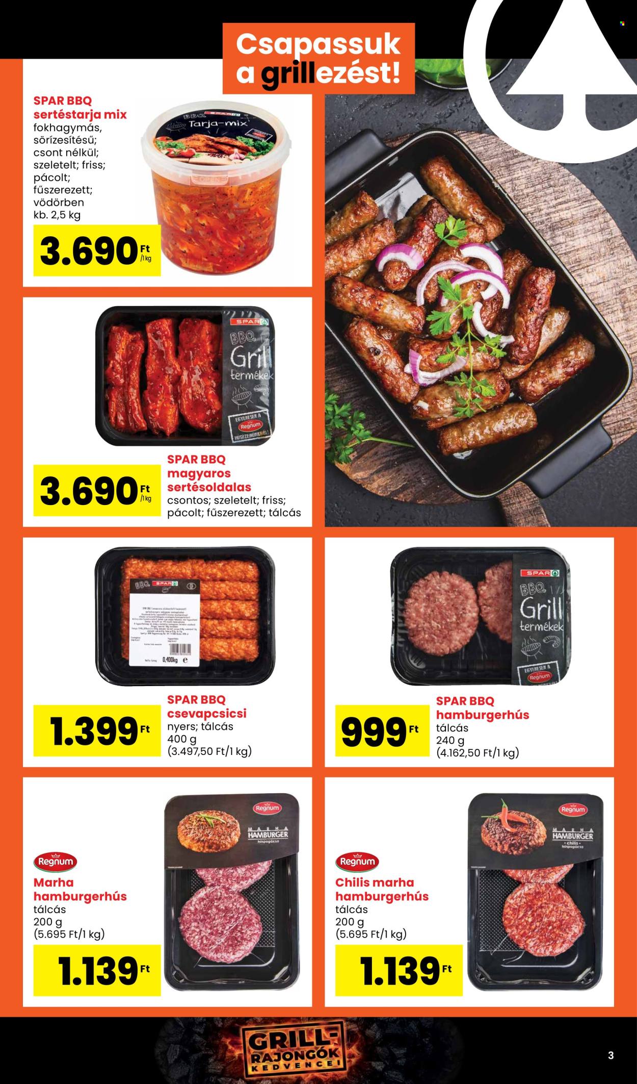 SPAR akciós újság érvényes: . 3. oldal