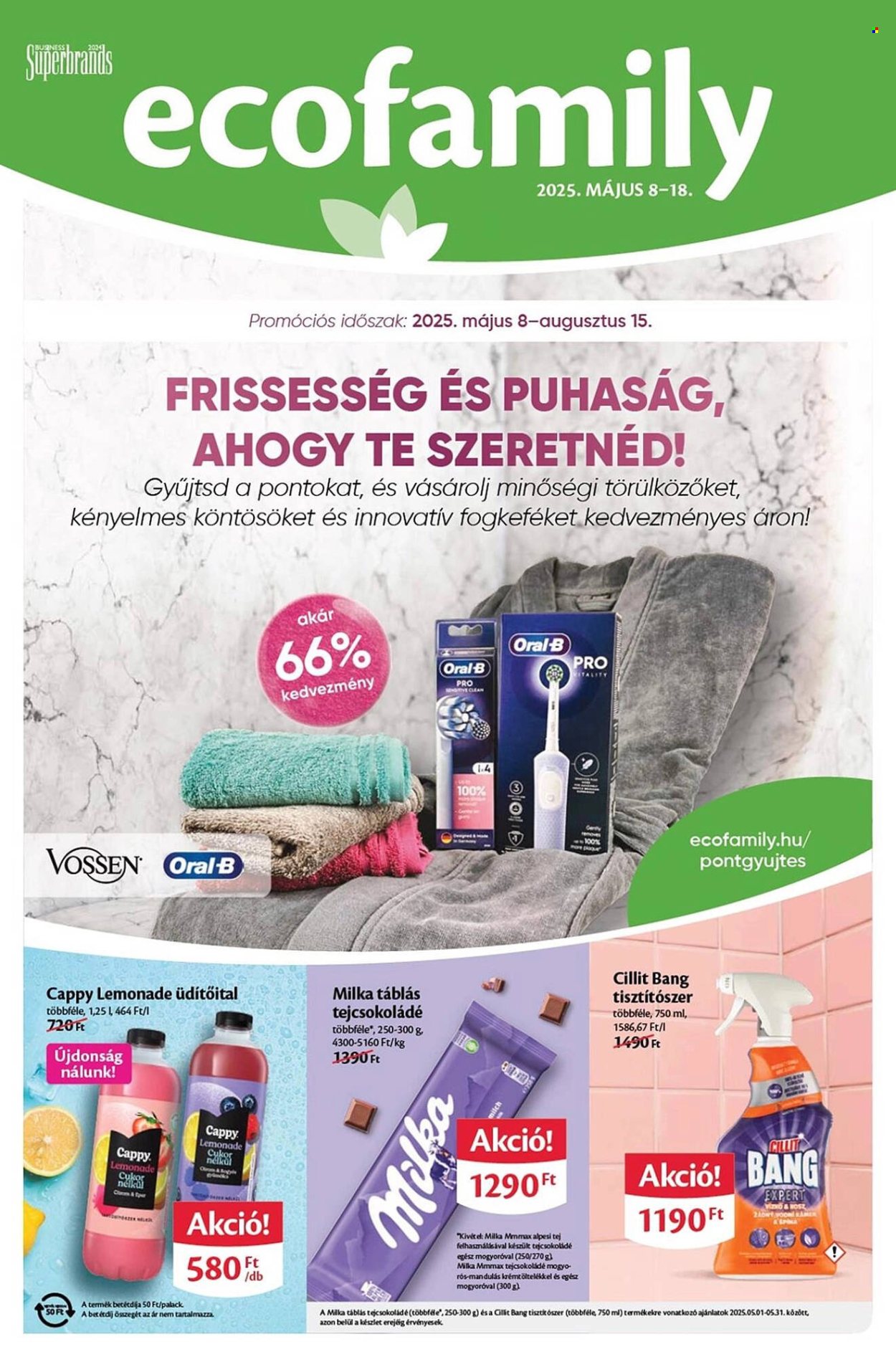 EcoFamily akciós újság érvényes:  - 2025.05.08 - 2025.05.18. 1. oldal