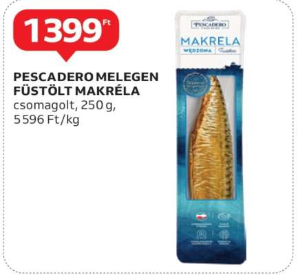 PESCADERO MELEGEN FÜSTÖLT MAKRÉLA