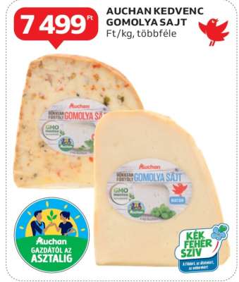 Auchan Kedvenc Gomolya Sajt