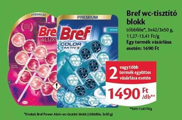 Bref wc-tisztító blokk