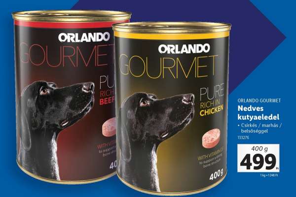ORLANDO GOURMET Nedves kutyaeledel