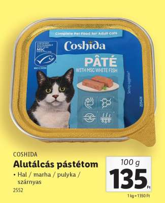 Coshida Alutálcás pástétom