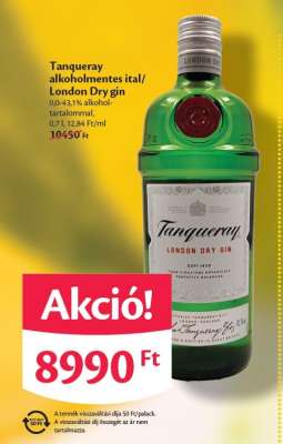 Tanqueray alkoholmentes ital/London Dry gin