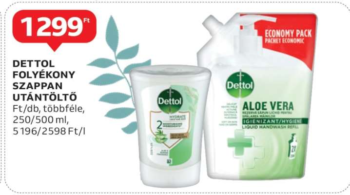 DETTOL Folyékony szappan utántöltő*