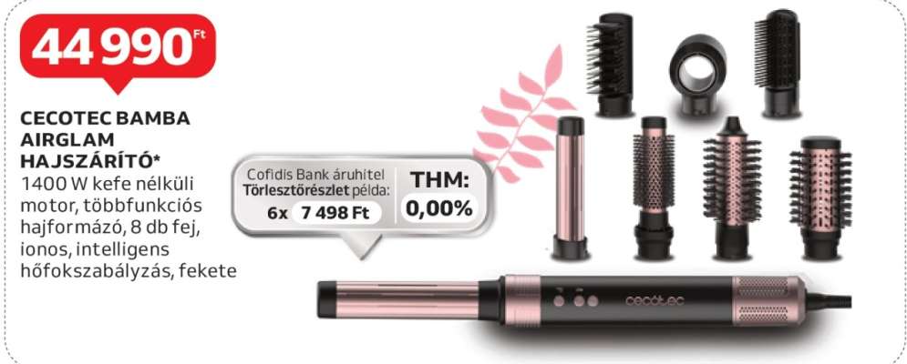CECOTEC BAMBA AIRGLAM HAJSZÁRÍTÓ