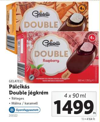 Gelatelli Pálcikás Double jégkrém