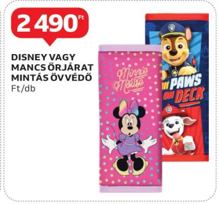 Disney vagy Mancs Őrjárat mintás övvédő