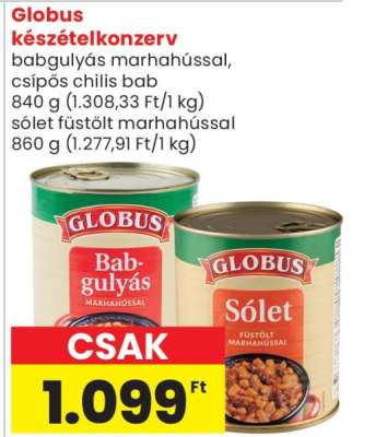 Globus készételkonzerv