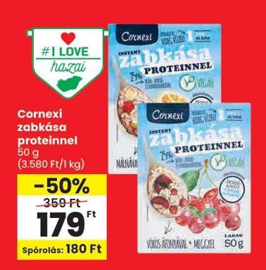 Cornexi zabkása proteinnel