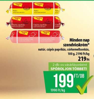 Minden nap szendvicskrém