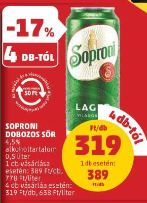 Soproni Dobozos Sör