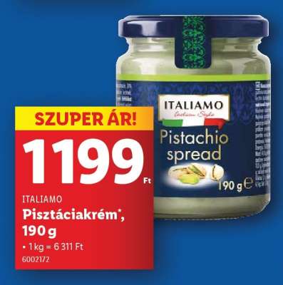 ITALIAMO Pisztáciakrém