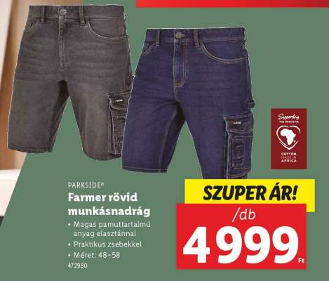 PARKSIDE® Farmer rövid munkásnadrág
