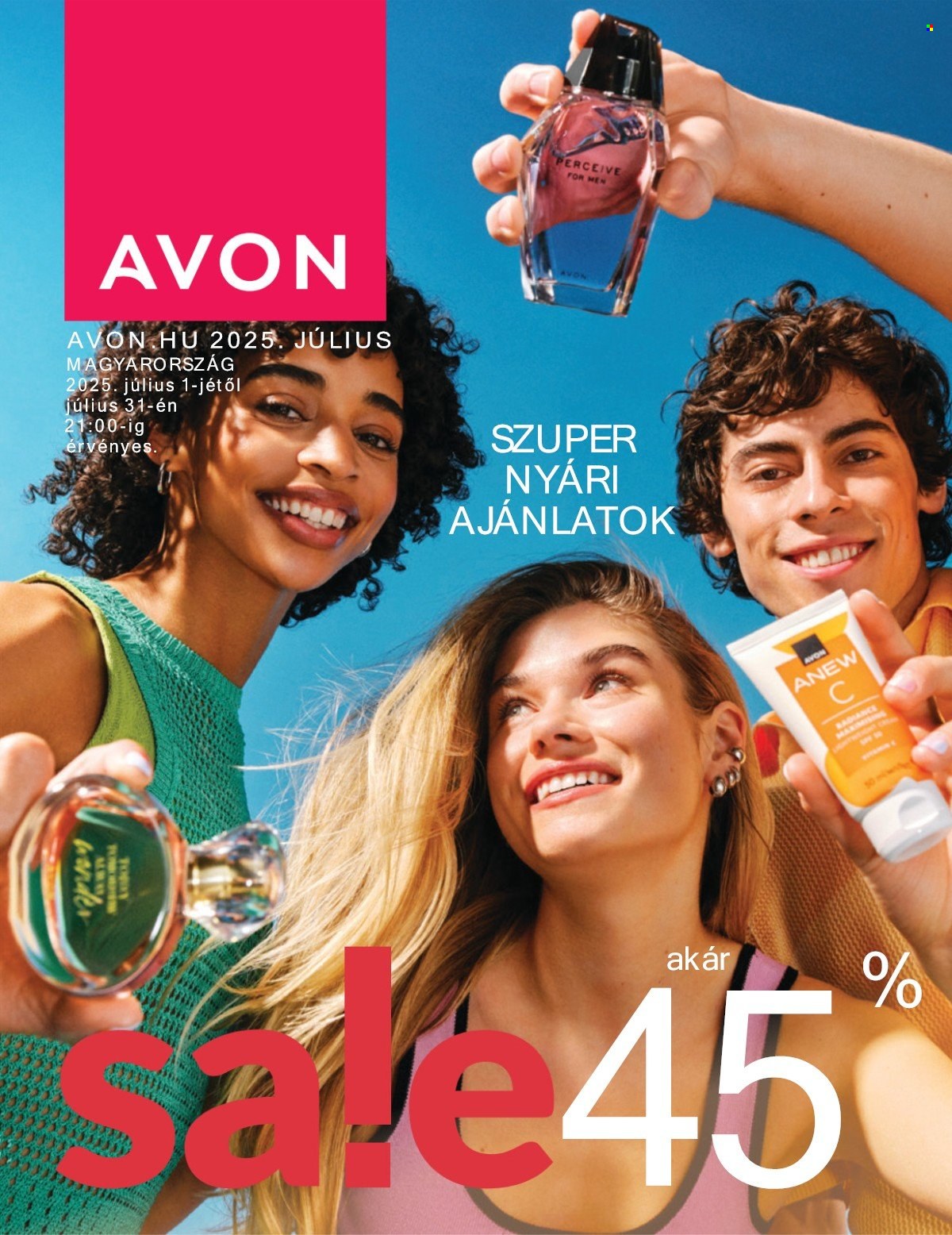 Avon akciós újság érvényes:  - 2025.07.01 - 2025.07.31. 1. oldal Oldal 1