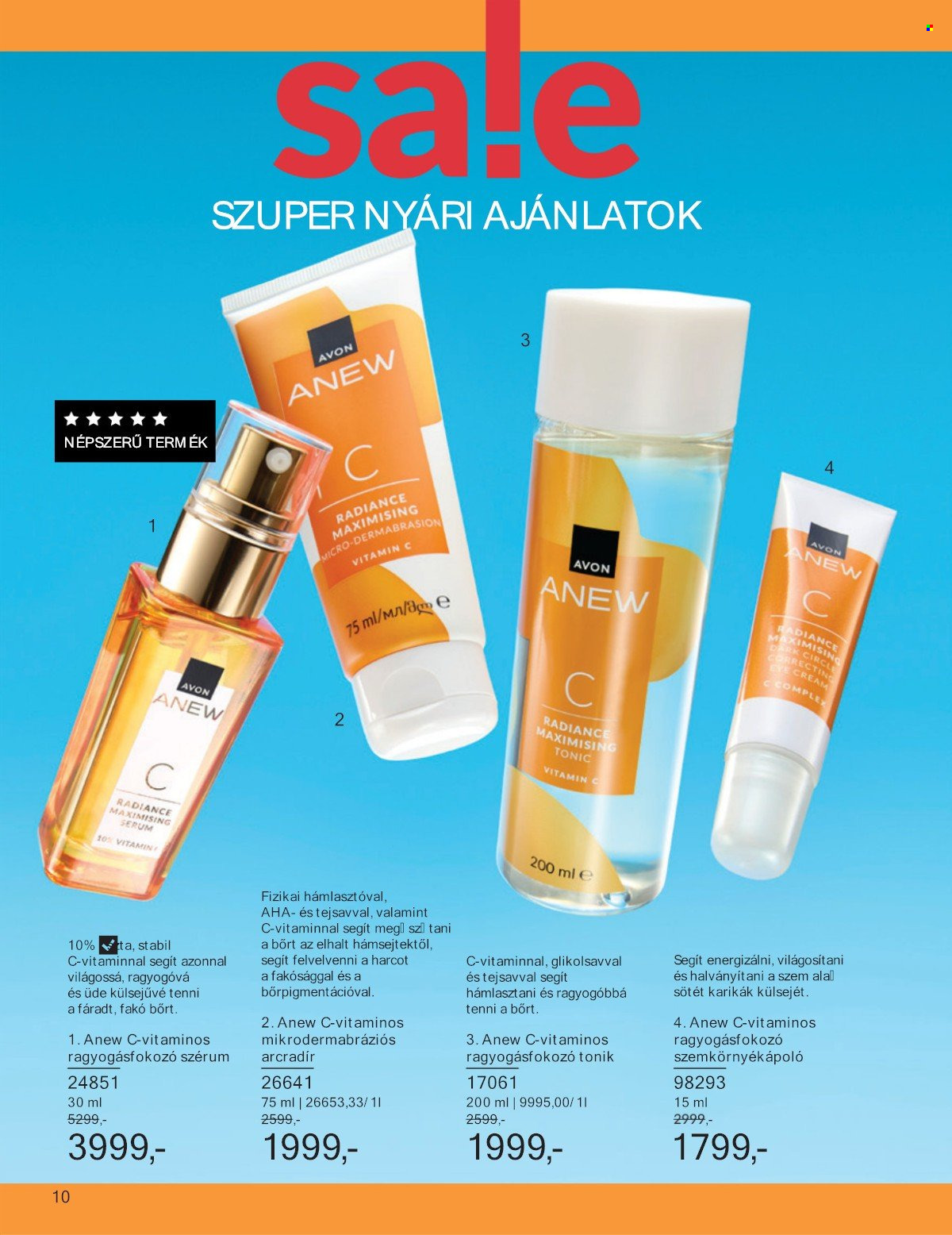 Avon akciós újság érvényes:  - 2025.07.01 - 2025.07.31. 10. oldal Oldal 10