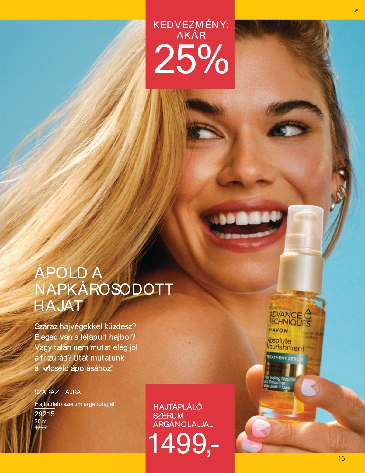 Avon akciós újság érvényes:  - 2025.07.01 - 2025.07.31. 13. oldal Oldal 13