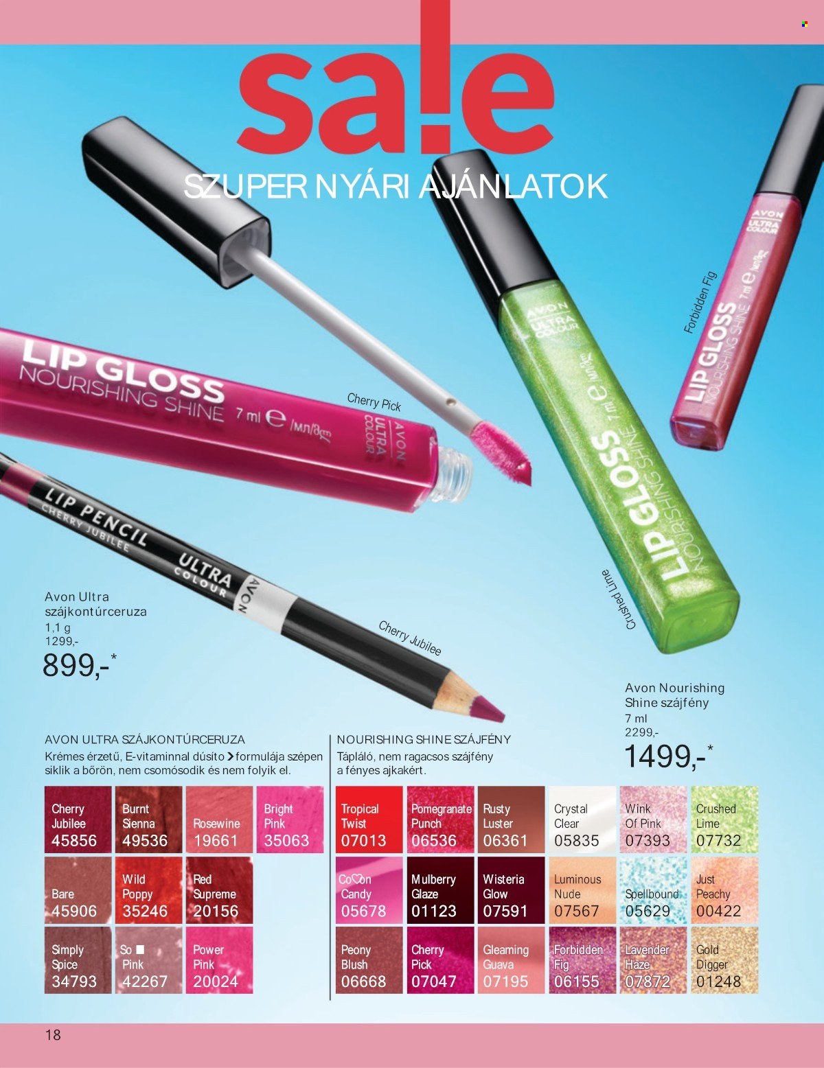 Avon akciós újság érvényes:  - 2025.07.01 - 2025.07.31. 18. oldal Oldal 18